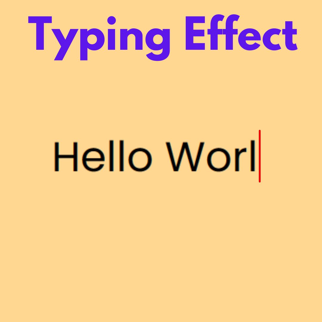 Create Typing Effect HTML, CSS, JavaScript Tutorial.jpg